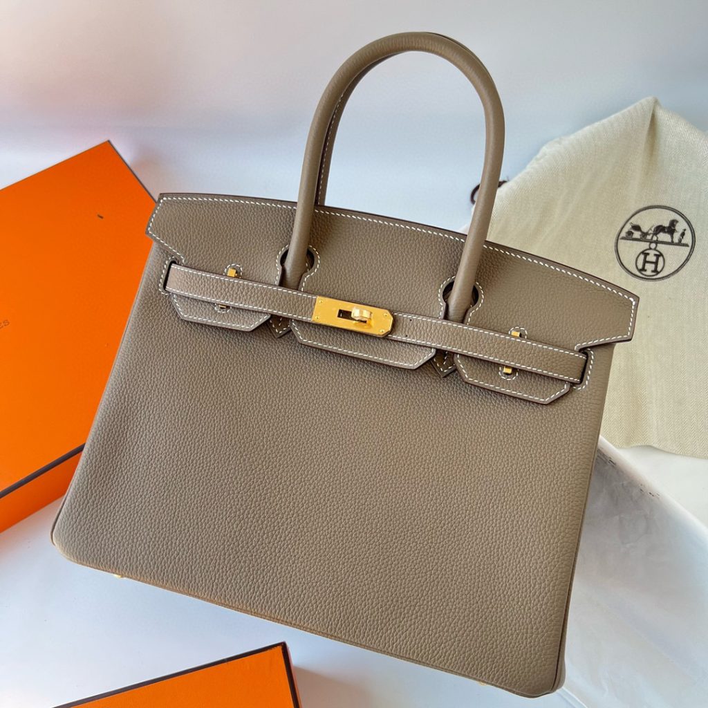 Birkin 30CM TOGO 18 Etoupe GHW