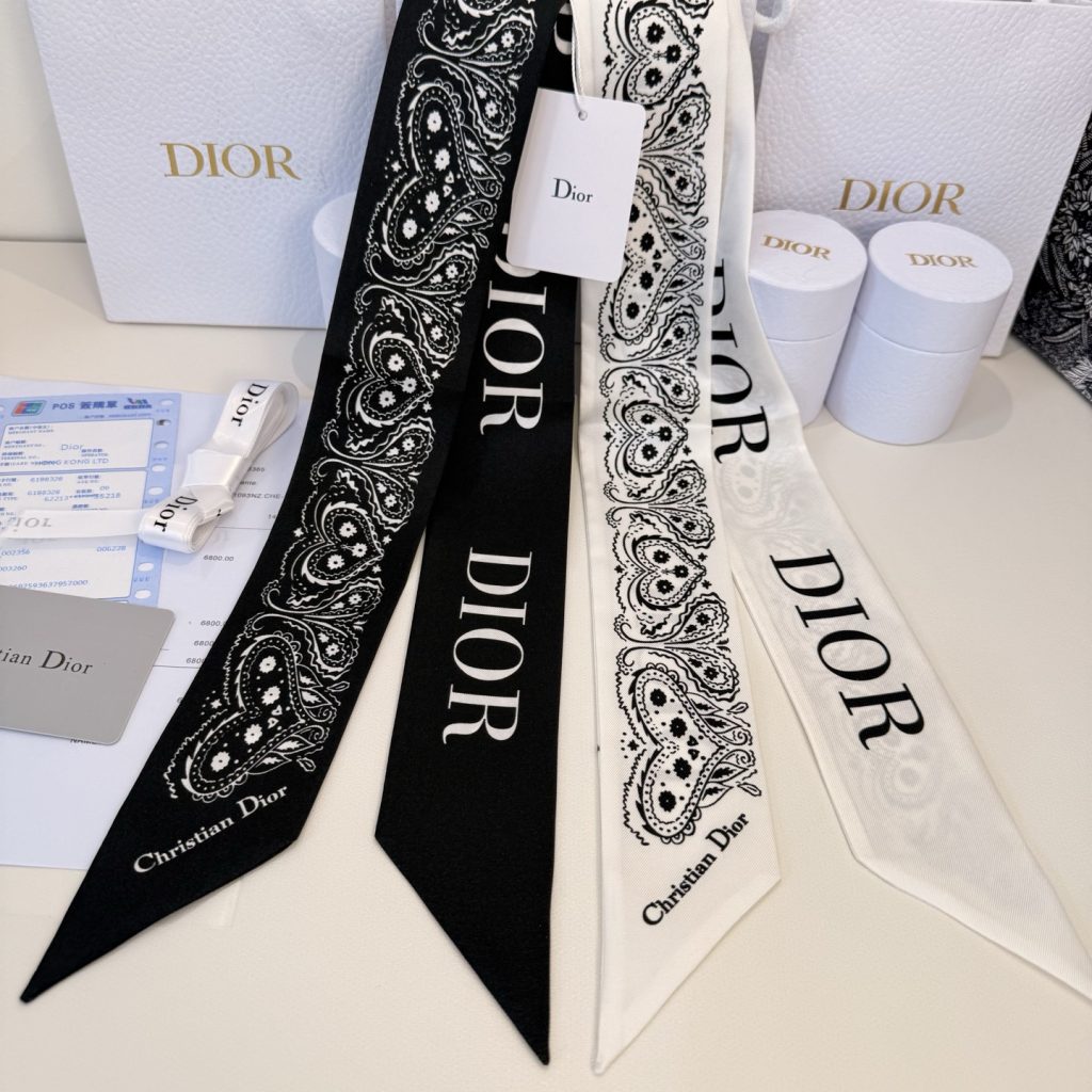 Dior headband scarf