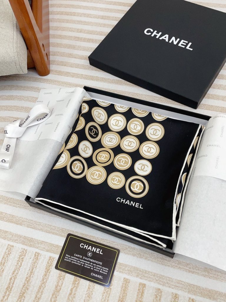 Chanel new silk scarf