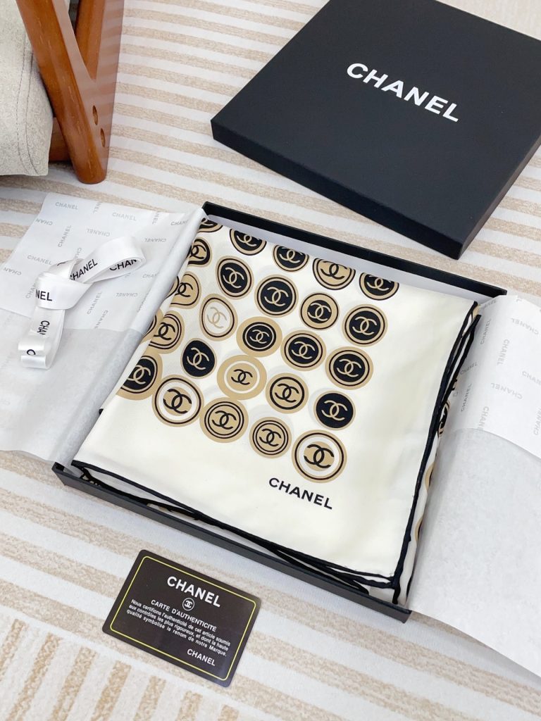 Chanel new silk scarf