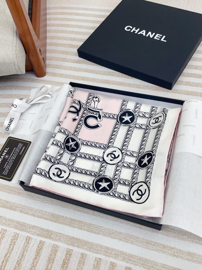 Chanel new silk scarf