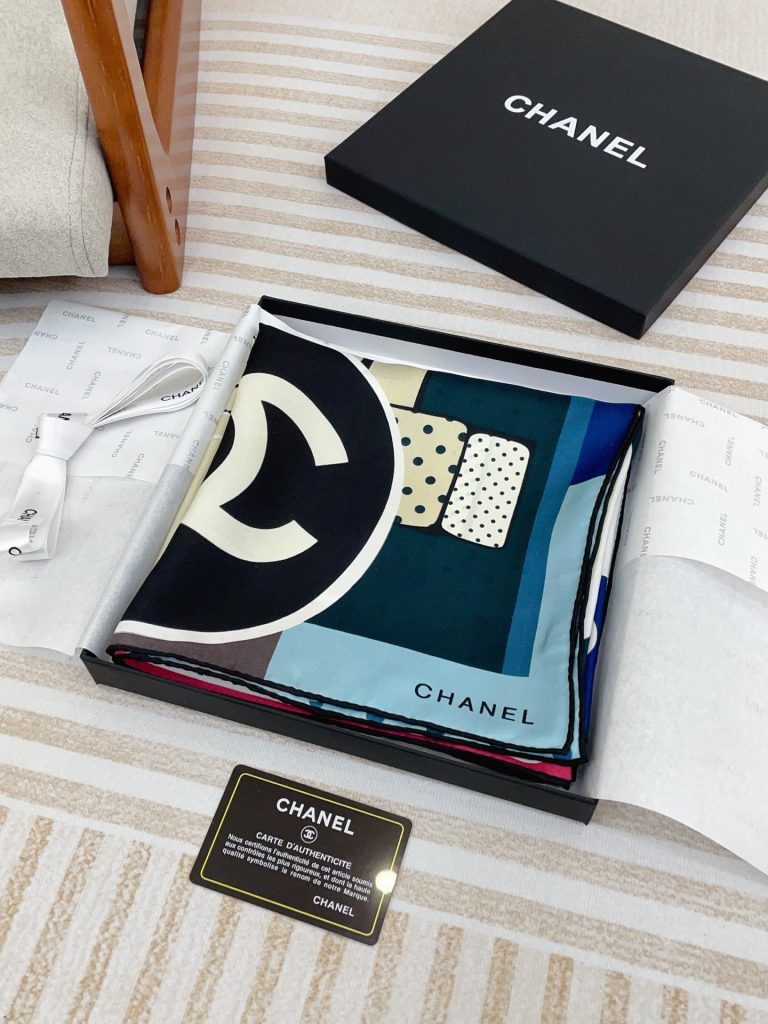 Chanel new silk scarf