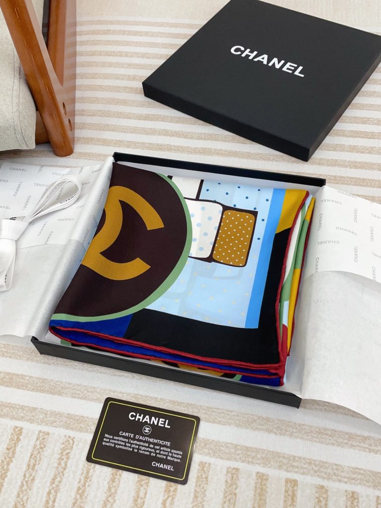 Chanel new silk scarf