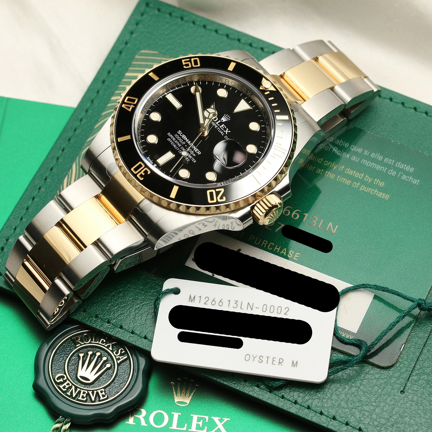 Rolex Submariner Date 41mm Black Dial 126613ln-0002 Unworn