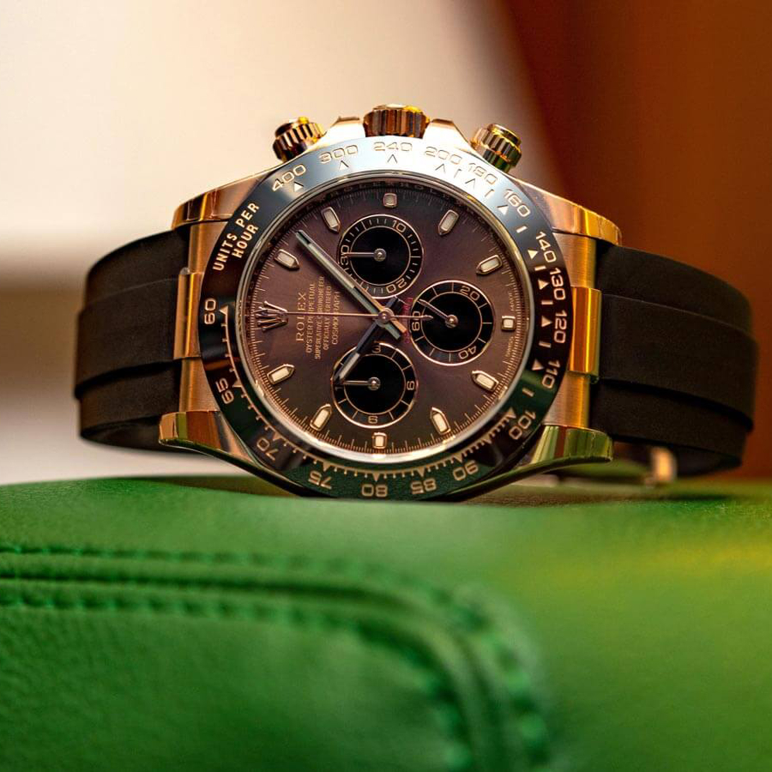 Rolex Cosmograph Daytona Everose Gold Chocolate Oysterflex M116515LN-0 40mm