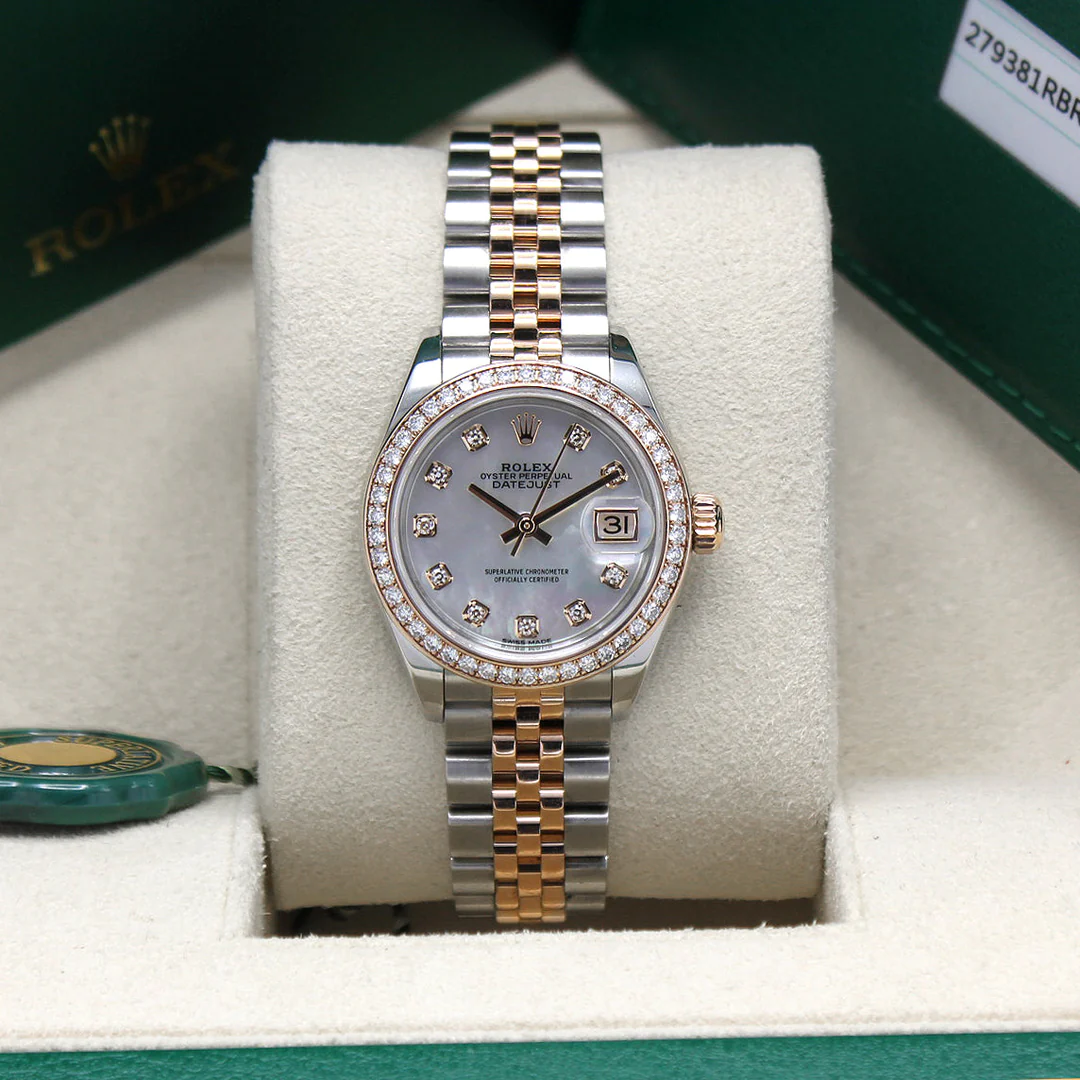 Rolex Lady Datejust 28mm 279381RBR MOP Diamond Jubilee